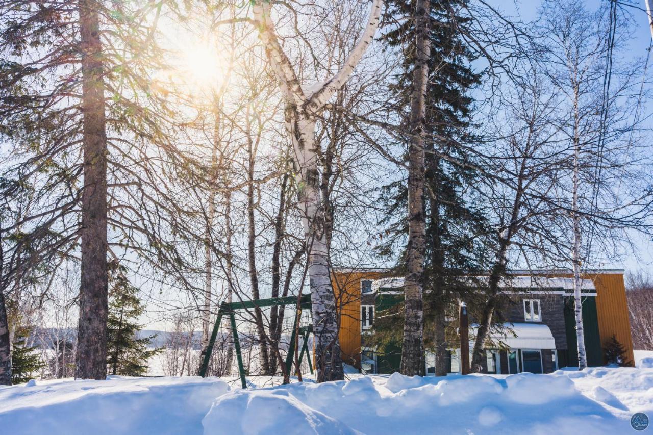 Auberge Eva Lac-Bouchette Exteriör bild